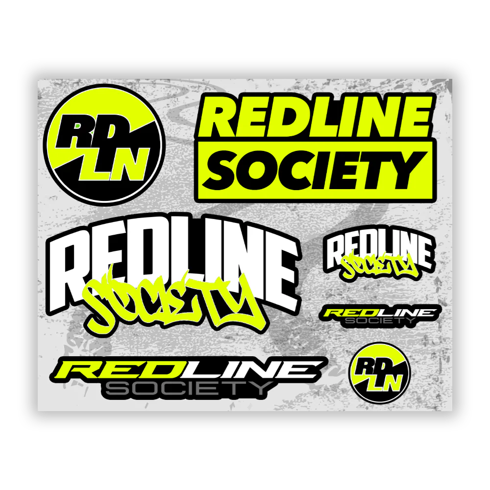 Redline Decal Pack - Yellow